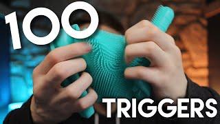 100 TRIGGERS IN 1 MINUTE ASMR