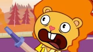 Disco Bear's high-pitched scream from "Doggone It" reused in many Happy Tree Friends episodes.