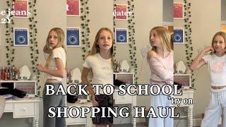 BACK TO SCHOOL HAUL!! *try on* *sizes* WATCH UNTIL END! 