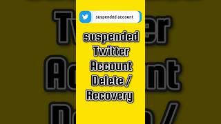 How To Recover Suspended Twitter Account In Tamil | Suspended Twitter Account Appeal/deactivate