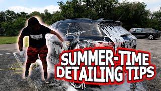 Efficient Techniques for Detailing Any Vehicle on a Hot Sunny Days ! | Hot Summer Detailing Tips