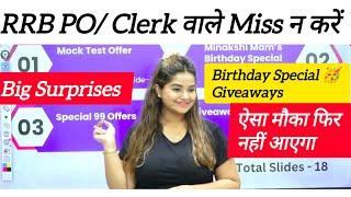 Good News For Bank Exams 2024 | Giveaways for RRB PO/ CLERK | Don't Miss Minakshi Varshney