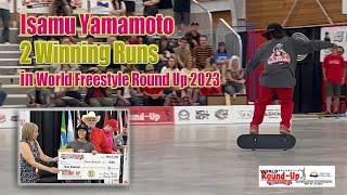 Isamu Yamamoto: 2 Winning runs in World Freestyle Round Up 2023