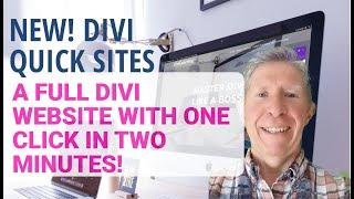 Get Your Website Up In Minutes With Divi Quick Sites!