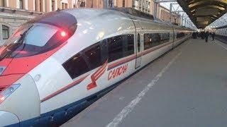 Sapsan High Speed Train: St. Petersburg to Moscow