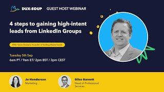 4 steps to gaining high intent leads from LinkedIn Groups