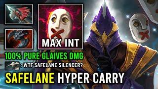 How to Play Safelane Hyper Carry Silencer 100% Pure Glaives Dmg Hit Like a Truck Dota 2