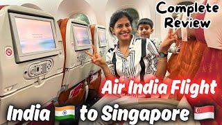 Air India Review, Air India International Flight, India to Singapore Flight, Singapore Tour