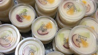 RECIPE PUDING SUSU BUAH ENAK SEGERR LEMBUT INSPIRASI ISIAN SNACK BOX