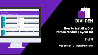 How to Use: Divi Person Module Layout Kit 7 of 8