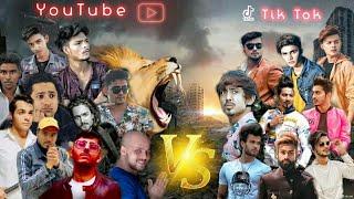 YouTubers Vs TikTokers full Rap song | Run4fun | R4F