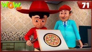 New Cartoon Show | Chacha Bhatija | Wow Kidz | Hindi Cartoons For Kids | Roti Sabzi Pizza Corner