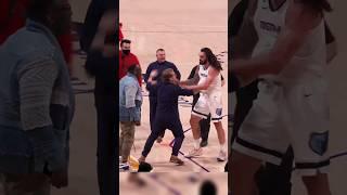 Shannon "THE SHAPESHIFTER" Sharpe WANTED ALL THE SMOKE off Steven Adams & Ja Morant's Dad! #shorts