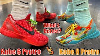 Kobe 6 Protro vs Kobe 8 Protro - What's The Better Shoe?!?