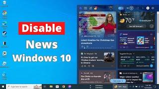 How to Disable News and Interest in Windows 10