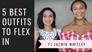 5 Flxxn Worthy Outfits ft Jazmin Whitley | Nia Sioux