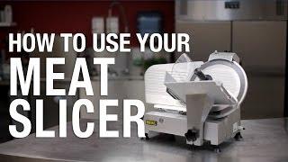 Buffalo: How to use your Meat Slicer