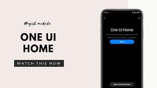 One UI Launcher | Magisk Module | Android 13