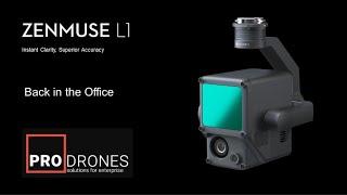 DJI Zenmuse L1 - Back in the office