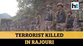Terrorist killed in encounter with security forces in J&K's Rajouri