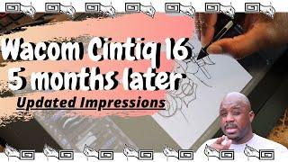 Wacom Cintiq 16 5 min impressions and drawing demo 2020