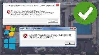 No se encuentra el punto de entrada del procedimiento | Windows 7, 8.1 y 10  (error 0xc00007b) 2023