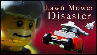 Lego Lawn Mower Disaster