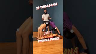 Chakrasana ( Wheel Pose ) | Day 1 of 21 Days Yoga Tutorial | Iyengar Yoga