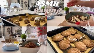 ASMR | Baking and Eating Chocolate Chip Cookies  | No talking