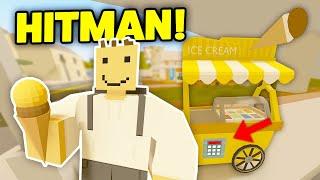 ICE CREAM STAND HITMAN - Unturned Roleplay (Hit On A FBI Agent That Likes Ice Cream!)