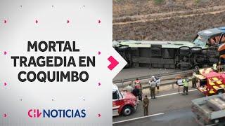 REVELAN LAS CAUSAS del mortal choque de buses en Ruta 5 Norte que dejó 6 muertos y 40 heridos