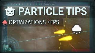 3D Particle Optmization Tips - Godot GPU Particles Tutorial : Blend_add & Draw Passes