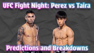 UFC Fight Night Vegas 93: Perez vs Taira Predictions and Breakdown