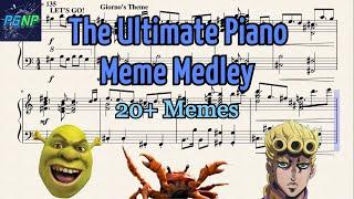 The Ultimate Piano Meme Medley (20+ Memes - With Sheet Music) | PG NP