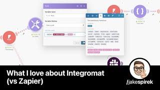 What I love about Make (Integromat) vs Zapier