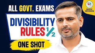 Divisibility Rules in ONE SHOT | For All Govt. Exam | by Rakesh Sir