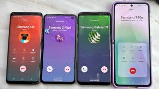 Samsung z flip5 outgoing Call s10e & Two Samsung s8/s9