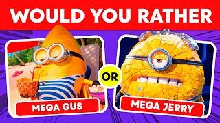 Would You Rather DESPICABLE ME 4 Edition! QuizTuiz