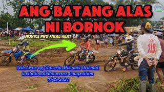 Ang Batang alas ni Bornok Mangosong Walang atrasan kahit madulas ang race track 