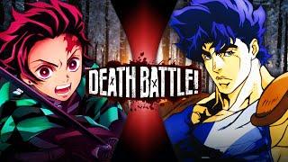 Tanjiro VS Jonathan Joestar (Demon Slayer VS JoJo's Bizarre Adventure) | DEATH BATTLE!