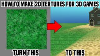 How To Make 2D Textures for 3D Games: Grass