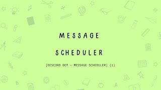 Discord Bot Episode 2 - Message Scheduler | YX YouTube