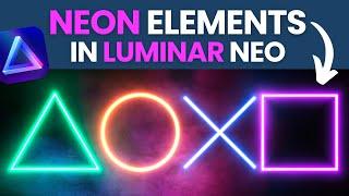 Luminar NEO: Neon Elements (Lines, Circles, Squares, Triangles & More)