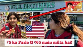 Indian Grocery shopping in USA, Student ke Hafte bhar ki Groceries Rs.12500, Patel Brothers