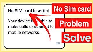 How to Fix No SIM Card Inserted , Invalid SIM, Or SIM Card Failure Error on Samsung 2021