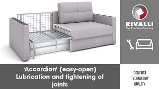 ‘Eurobook’ (pull-out)Lubrication and tightening of joints