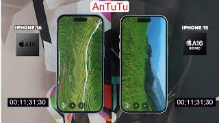 iPhone 15 vs iPhone 16 Antutu Comparison | Apple A16 vs Apple A18