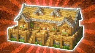 Minecraft : How to Build Simple Survival House Tutorial #1