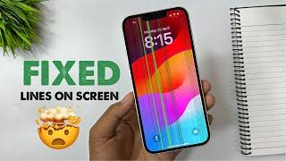 How To Fix iPhone Lines On Screen | How To Fix Lines On iPhone Screen | Lines On iPhone Screen |