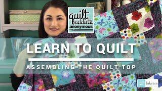 How to Put Together a Quilt Top - FREE Beginner Quilting Videos and Pattern - NO MUSIC VERSION